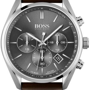 Hugo Boss Herrklocka 1513815 Champion Grå/Läder Ø44 mm