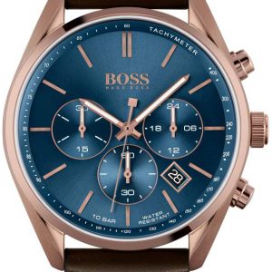 Hugo Boss Herrklocka 1513817 Champion Blå/Läder Ø44 mm