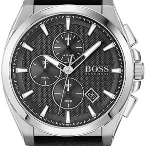 Hugo Boss Herrklocka 1513881 Grandmaster Svart/Läder Ø46 mm