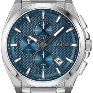 Hugo Boss Herrklocka 1513884 Grandmaster Blå/Stål Ø46 mm