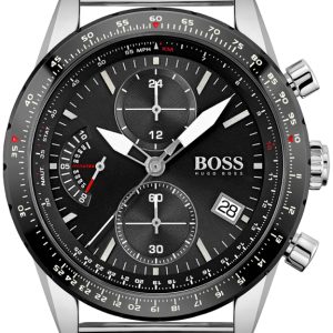 Hugo Boss Herrklocka 1513886 Pilot Svart/Stål Ø44 mm