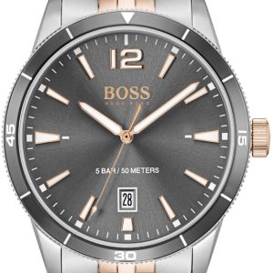 Hugo Boss Herrklocka 1513903 Drifter Grå/Roséguldstonat stål Ø42