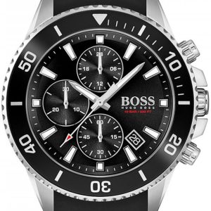 Hugo Boss Herrklocka 1513912 Admiral Svart/Gummi Ø46 mm