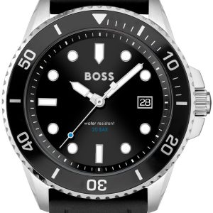 Hugo Boss Herrklocka 1513913 Ace Svart/Gummi Ø43 mm