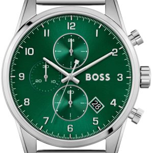 Hugo Boss Herrklocka 1513938 Skymaster Grön/Stål Ø44 mm