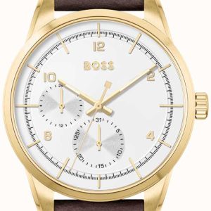 Hugo Boss Herrklocka 1513956 Sophio Vit/Läder Ø42 mm