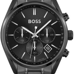 Hugo Boss Herrklocka 1513960 Champion Svart/Stål Ø44 mm