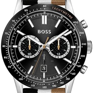 Hugo Boss Herrklocka 1513963 Allure Svart/Läder Ø44 mm