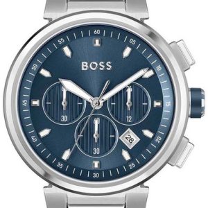 Hugo Boss Herrklocka 1513999 One Blå/Stål Ø44 mm