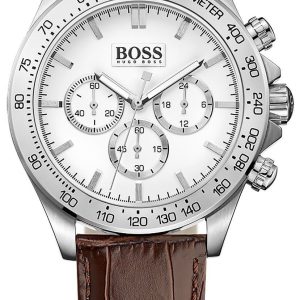 Hugo Boss Ikon Herrklocka 1513175 Vit/Läder Ø44 mm