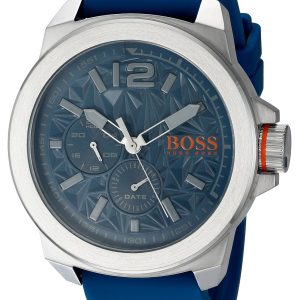 Hugo Boss New York Herrklocka 1513348 Blå/Gummi Ø51 mm