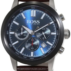 Hugo Boss Racing Herrklocka 1513187 Blå/Läder Ø44 mm