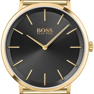 Hugo Boss Skyliner Herrklocka 1513909 Svart/Gulguldtonat stål Ø40 mm