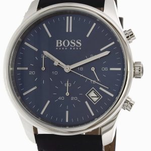 Hugo Boss Time One Herrklocka 1513431 Blå/Läder Ø42 mm