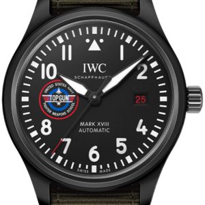 IWC Herrklocka IW324712 Pilots Svart/Läder Ø41 mm