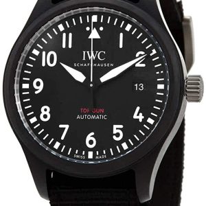 IWC Herrklocka IW326901 Pilots Svart/Textil Ø41 mm