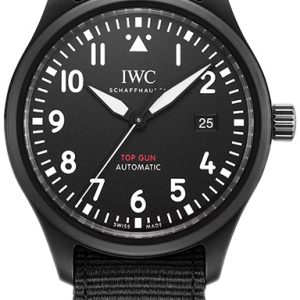 IWC Herrklocka IW326906 Pilots Grå/Läder Ø41 mm