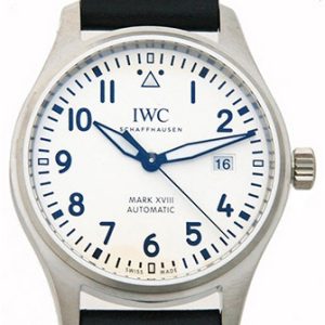 IWC Herrklocka IW327002 Pilots Classic Vit/Läder Ø40 mm