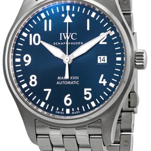 IWC Herrklocka IW327016 Pilots Blå/Stål Ø40 mm