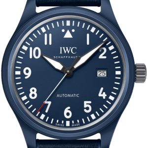 IWC Herrklocka IW328101 Pilots Blå/Gummi Ø41 mm