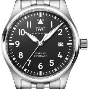 IWC Herrklocka IW328202 Mark Xx Svart/Stål Ø40 mm