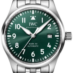 IWC Herrklocka IW328206 Mark Xx Grön/Stål Ø40 mm