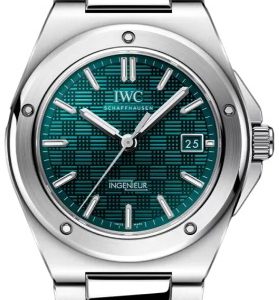 IWC Herrklocka IW328903 Ingenieur Automatic 40 Grön/Stål Ø40 mm