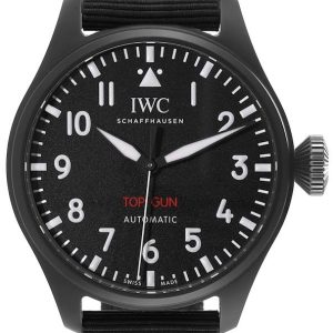 IWC Herrklocka IW329801 Pilots Svart/Läder Ø43.8 mm