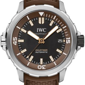 IWC Herrklocka IW341002 Aquatimer Svart/Gummi Ø44 mm