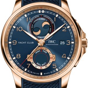 IWC Herrklocka IW344001 Portugieser Blå/Gummi Ø44.6 mm