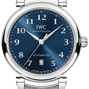 IWC Herrklocka IW356605 Da Vinci Blå/Stål Ø40 mm