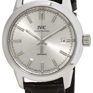 IWC Herrklocka IW357001 Ingenieur Silverfärgad/Läder Ø40 mm