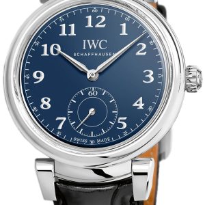 IWC Herrklocka IW358102 Da Vinci Blå/Läder Ø40 mm