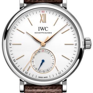 IWC Herrklocka IW359201 Portofino Vit/Läder Ø39 mm