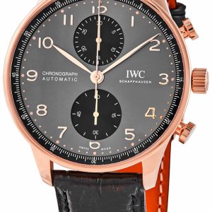 IWC Herrklocka IW371610 Portuguese Grå/Läder Ø41 mm