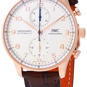 IWC Herrklocka IW371611 Portuguese Vit/Läder Ø41 mm