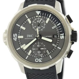 IWC Herrklocka IW379506 Aquatimer Grå/Gummi Ø44 mm