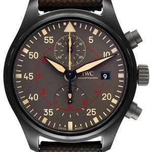 IWC Herrklocka IW389002 Pilots Classic Grå/Läder Ø44 mm