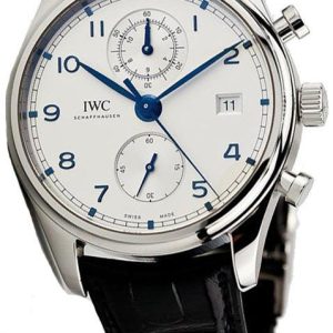 IWC Herrklocka IW390302 Portuguese Vit/Läder Ø42 mm