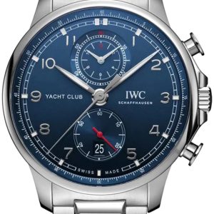 IWC Herrklocka IW390701 Portugieser Blå/Stål Ø44.6 mm