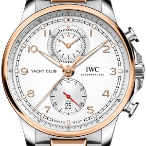 IWC Herrklocka IW390703 Portugieser Silverfärgad/18 karat roséguld