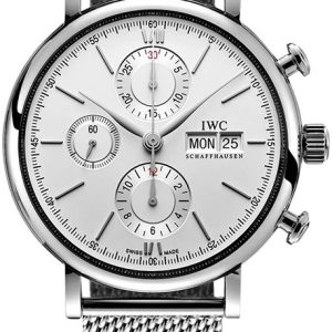 IWC Herrklocka IW391028 Portofino Silverfärgad/Stål Ø42 mm