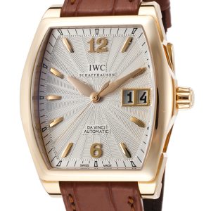 IWC Herrklocka IW452311 Da Vinci Silverfärgad/Läder 42.5x35.6 mm