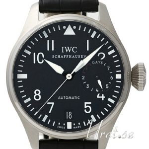 IWC Herrklocka IW500401 Pilots Classic Big Pilot Svart/Läder Ø46 mm