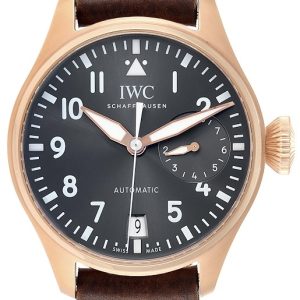 IWC Herrklocka IW500917 Pilots Spitfire Grå/Läder Ø46.2 mm