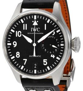 IWC Herrklocka IW501001 Pilots Svart/Läder Ø46.2 mm