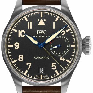 IWC Herrklocka IW501004 Pilots Svart/Läder Ø46.2 mm