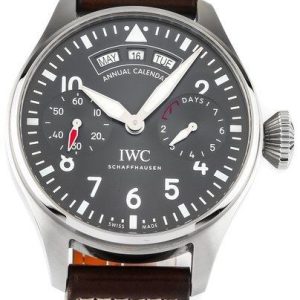 IWC Herrklocka IW502702 Pilots Spitfire Grå/Läder Ø46.2 mm