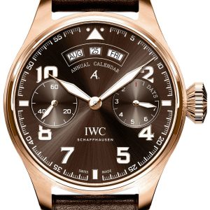 IWC Herrklocka IW502706 Pilots Spitfire Brun/Läder Ø46.2 mm