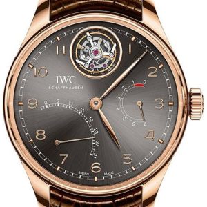 IWC Herrklocka IW504602 Portuguese Grå/Läder Ø44.2 mm